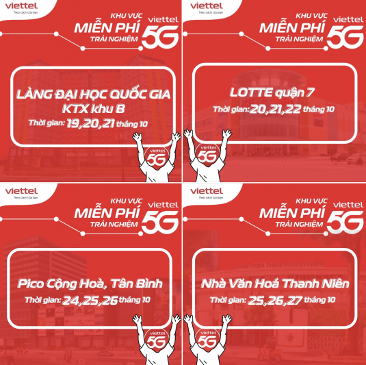 TRẢI NGHIỆM VIETTEL 5G 