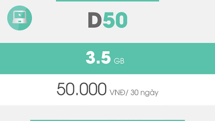 Gói Data D50