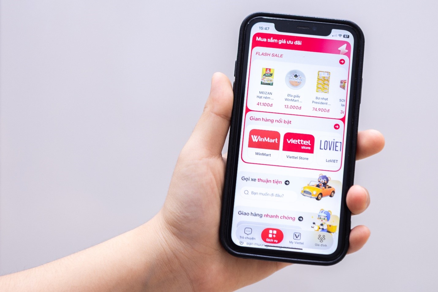 ỨNG DỤNG VIETTEL TAMMI
